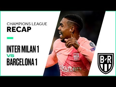 Inter Milan vs. Barcelona Champions League Group Stage FULL Match Highlights: 1-1