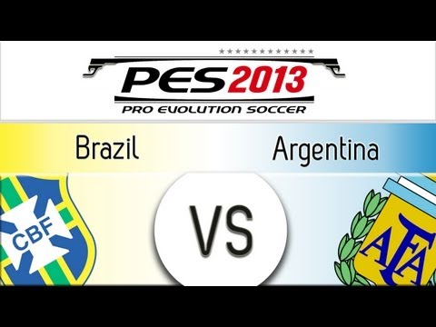 [TTB] PES 2013 Brazil Vs Argentina – Playthrough Commentary, Superstar Difficulty