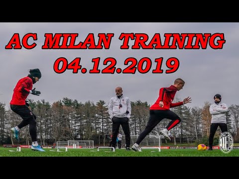 AC Milan Training at Milanello 04.12.2019