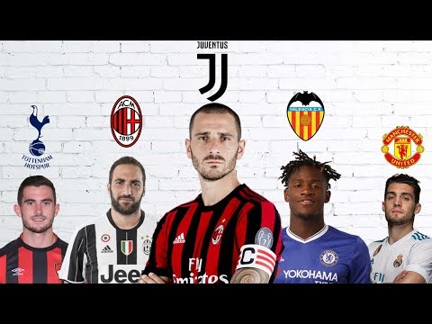 Latest Transfer News: Bonucci to Juventus, Higuain to AC Milan and more