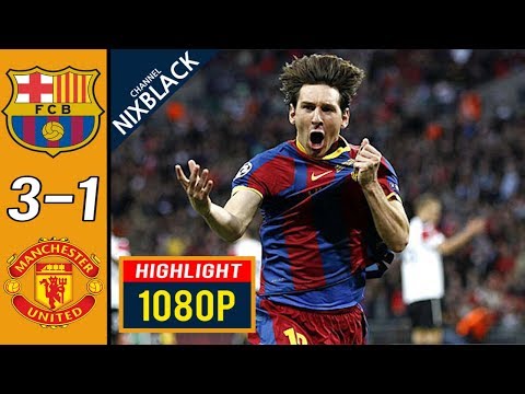 Barcelona 3-1 Manchester United 2011 CL Final All goals & Highlights FHD/1080P