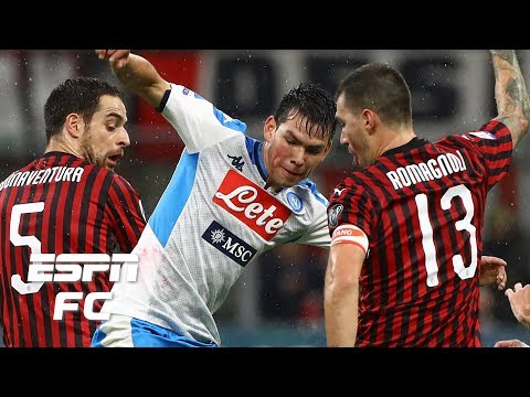 AC Milan and Napoli score minutes apart in 1-1 draw | Serie A Highlights