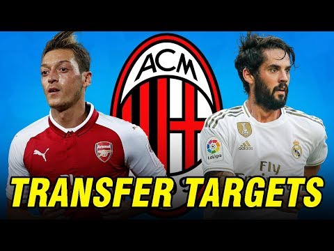 Top 5 AC Milan Transfer Targets in January 2020