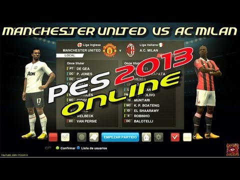PES 2013: Manchester United vs AC Milán