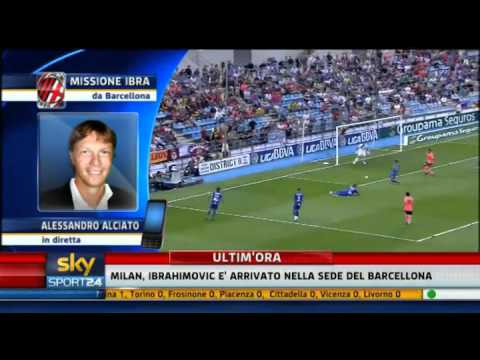 Zlatan Ibrahimovic al Milan – Sky Sport 24 – 28-08-2010 – Pt. 1