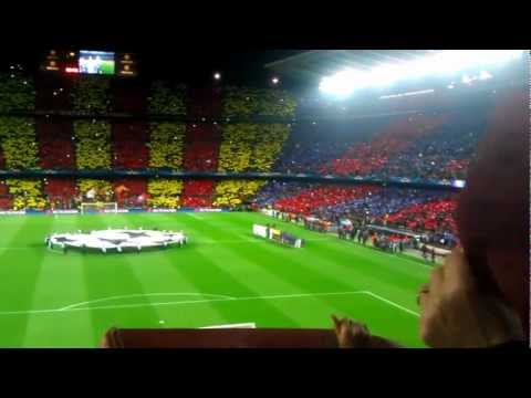 Barcelona vs Milan 4-0, 12.03.2013. Anthem+ mosaic