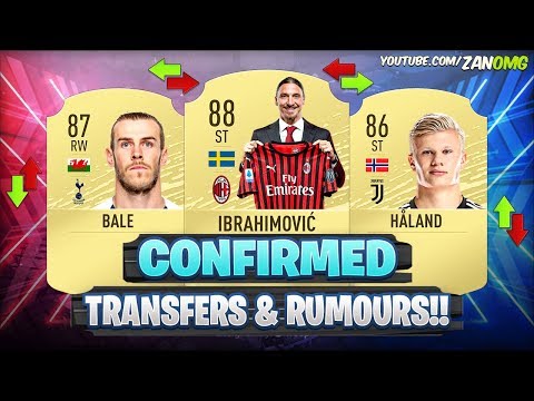 FIFA 20 | NEW CONFIRMED TRANSFERS & RUMOURS!! ?? | FT. BALE, IBRAHIMOVIC, HALAND..