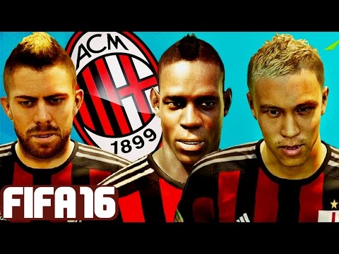 FIFA 16 – AC Milan – Player Faces