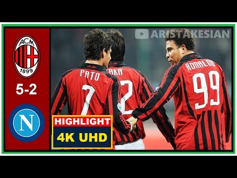 Debut Pato AC Milan vs Napoli: 5-2 Série A 2007-08 – Sky Sport – Fábio Caressa – 4K UHD