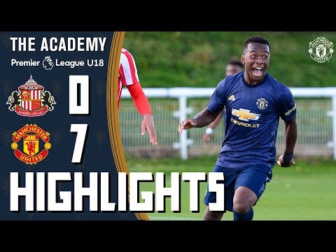 U18 Highlights | Sunderland 0-7 Manchester United | The Academy
