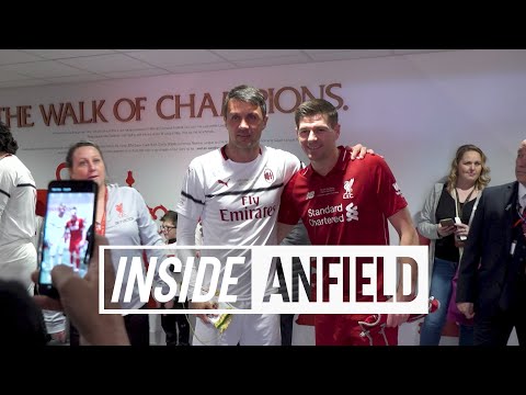 Inside Anfield: Liverpool FC Legends v AC Milan | Gerrard, Pirlo, Carragher, Kaka and more