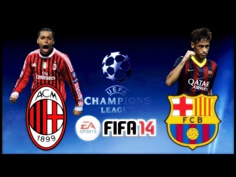 A.C Milan vs. F.C Barcelona│UEFA Champions League│FIFA 14