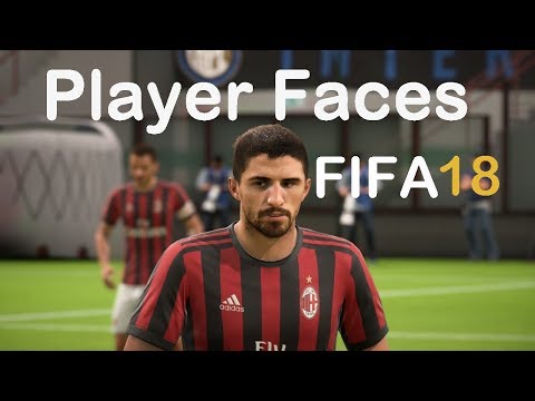 FIFA 18 AC Milan Player Faces