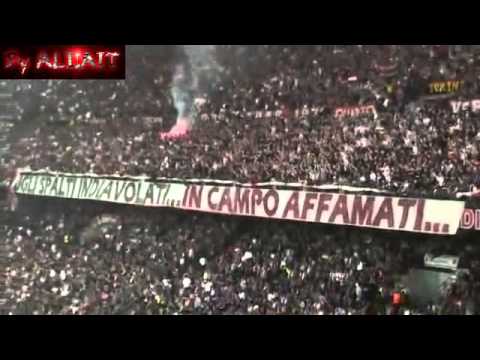 Koreografi Curva Sud Milano ( AC Milan vs Barcelona)