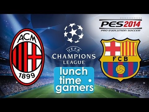 [LTG] PES 2014 AC Milan vs Barcelona (CL) Match Simulation