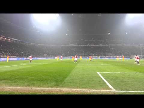 AC Milan vs Barcelona 2013 2nd Goal reaction
