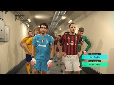 PES 2018 PC – AC Milan vs Juventus Gameplay