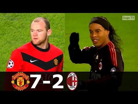 Manchester United vs AC Milan 7-2 (agg) – 2009/2010 1/8 Final HD