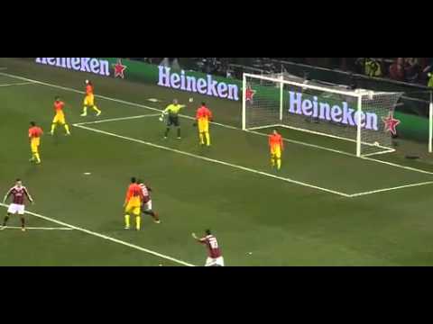 Muntari Amazing Goal vs Barcelona   [Milan 2 : 0 Barcelona]