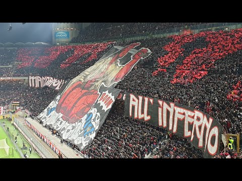 Ac Milan Fans Making Amazing Atmosphere Before Derby vs Inter
