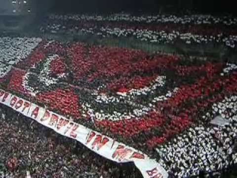 Fantastic atmosphere AC Milan – Manchester United Champions league, 2005.Mar.08.