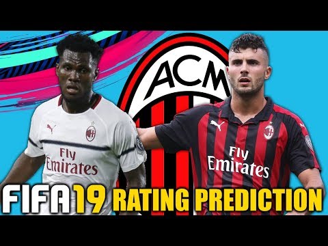 FIFA 19 | AC Milan Ratings Prediction