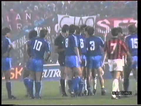 Milan – Real Madrid 2-0  Coppa dei Campioni 1989-90  Ottavi  ANDATA