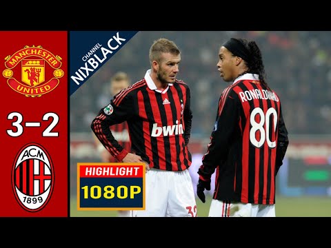 Manchester United 3-2 AC Milan 2010 Champions League All goals & Highlights FHD/1080P