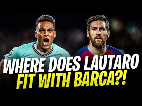 WHERE DOES LAUTARO MARTINEZ FIT? Barcelona Lineup 2020/21! Ft. Lautaro Martinez