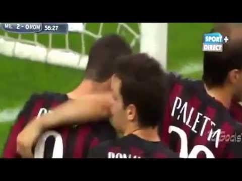 Mattia Destro Goal – AC Milan vs Roma 2-0 [9.5.2015] Serie A – Video