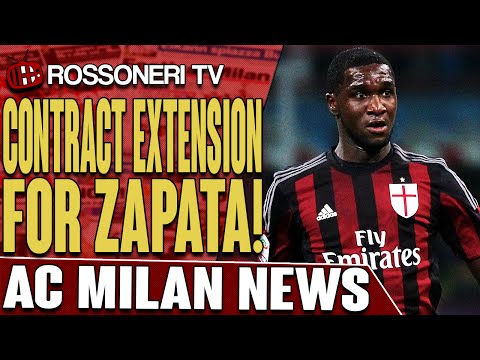 Contract Extension For Zapata! | AC Milan News | Rossoneri TV