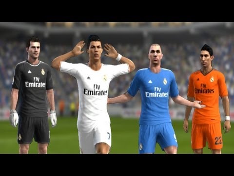 PES 2013 – Real Madrid New Kits 2013 – 2014 | Home/Away | ║HD║