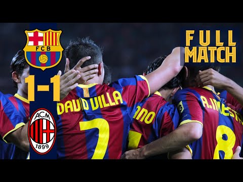 FULL MATCH: Barça – AC Milan (2010) Historic season begins against Italian giants!