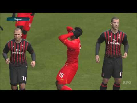 PES 2017 – Liverpool FC vs AC Milan – Gameplay [PC HD]