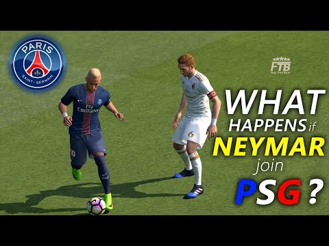 PES 2017 | Paris Saint-Germain vs AC Milan | What happens if Neymar join PSG?