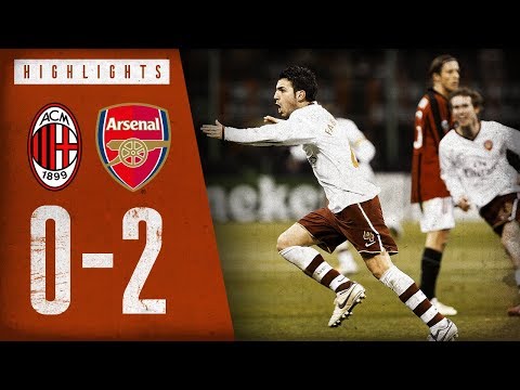 Fabregas from 30 yards! | AC Milan 0-2 Arsenal | March 4, 2008 | Arsenal Classics
