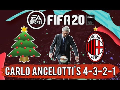 Recreate Carlo Ancelotti S 4 3 2 1 Christmas Tree 2007 Ac Milan Fifa 20 Custom Tactics Ac Millan Video Hub