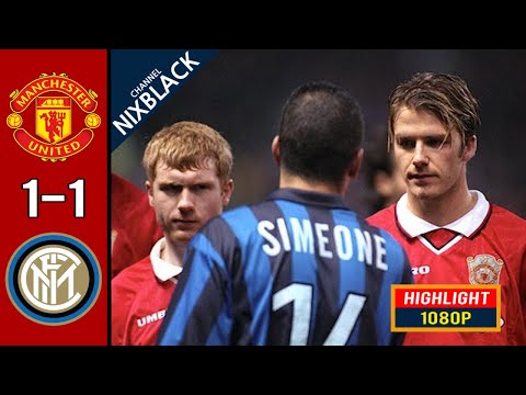 Manchester United 1-1 Inter Milan 1999 Classic Match All goals & Highlights FHD/1080P