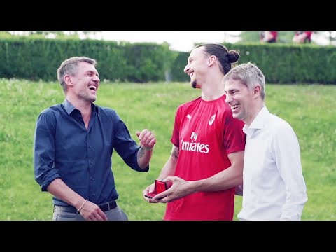 Zlatan's 100-match speech had Maldini and the Milan squad in hysterics | Oh My Goal